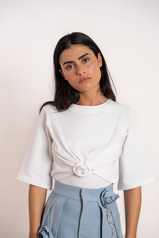 T-shirt Blanc en coton - Billie