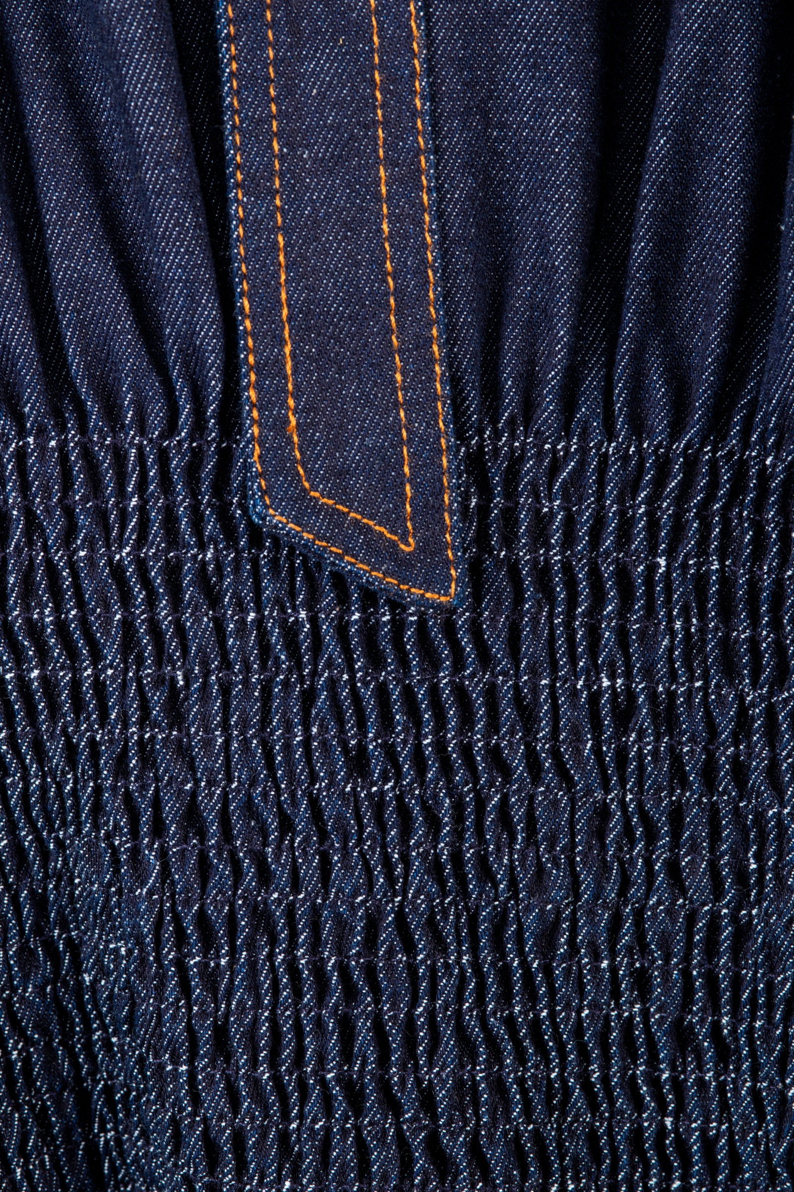 Robe longue en jean brut - Alya