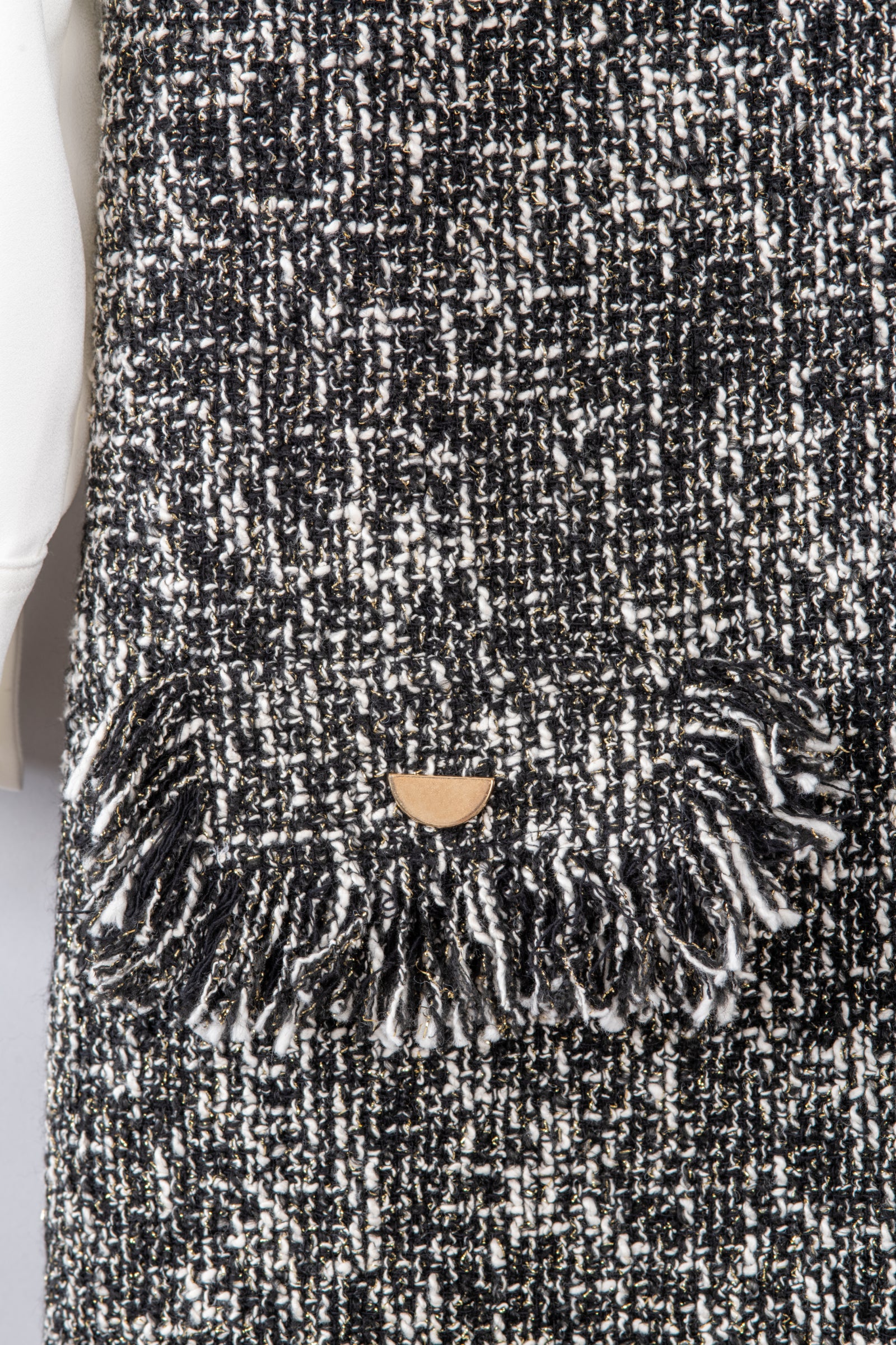 Robe en tweed ivoire - Agnès